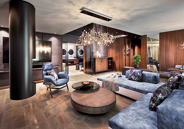 Wohnen und Schlafen getrennt in unserer Luxury-Suite